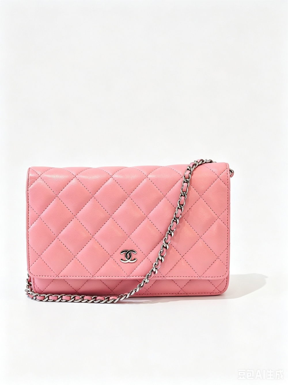 Chanel Lambskin Quilted Wallet On Chain WOC